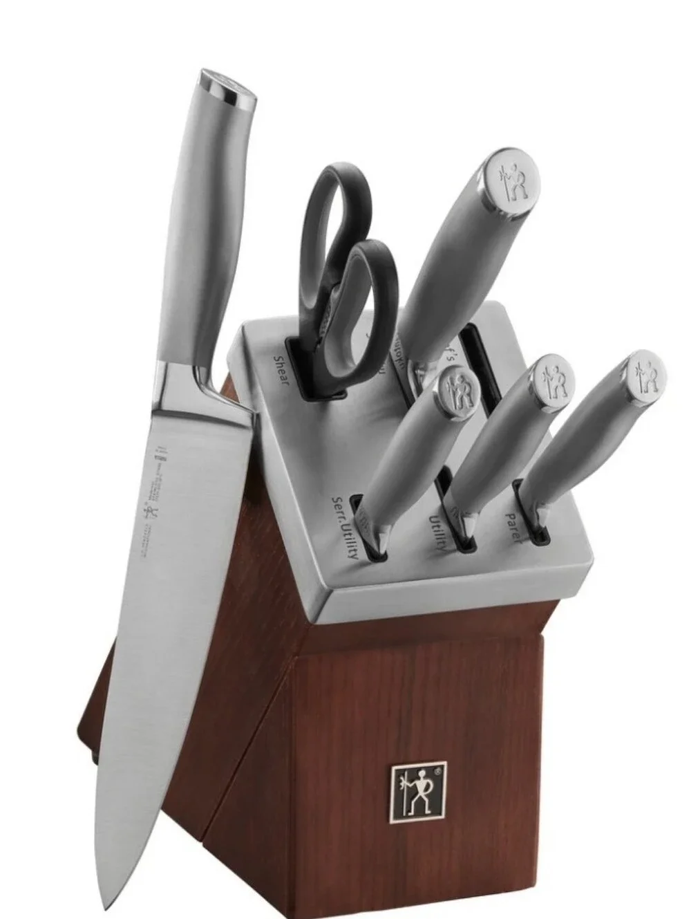 Henckels Modernist Forged 7-PC Self Sharpening Knife Block Set